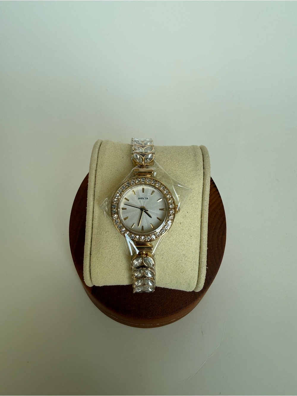 NWT Invicta 70419 Angel 26mm Gold Crystal Watch